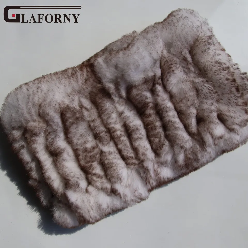 Glaforny, вязаный шарф из кроличьего меха, кольцо,, настоящий кролик рекс, повязки для волос, женская зимняя мода, меховое ожерелье, 35 цветов