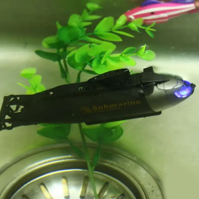 777-216 Мини RC модель подводной лодки Pigboat радиоуправляемая лодка модель беспроводной 40 МГц пульт дистанционного управления электрическая игрушка детский Забавный подарок