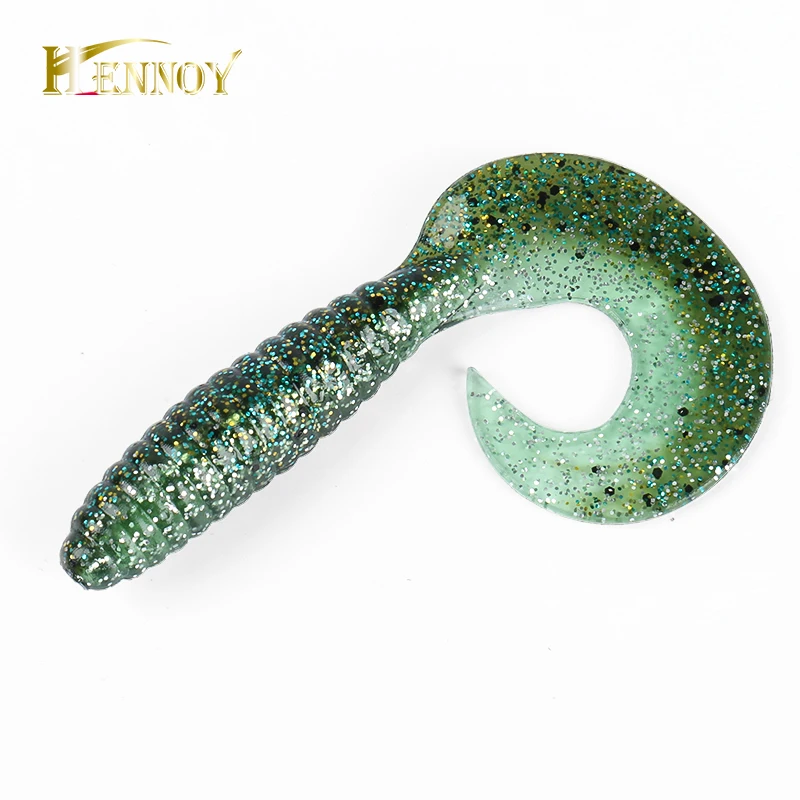 Hennoy 6 шт. мягкие приманки 7 см 3 2 г искусственная рыболовная приманка Shad Peche снасти