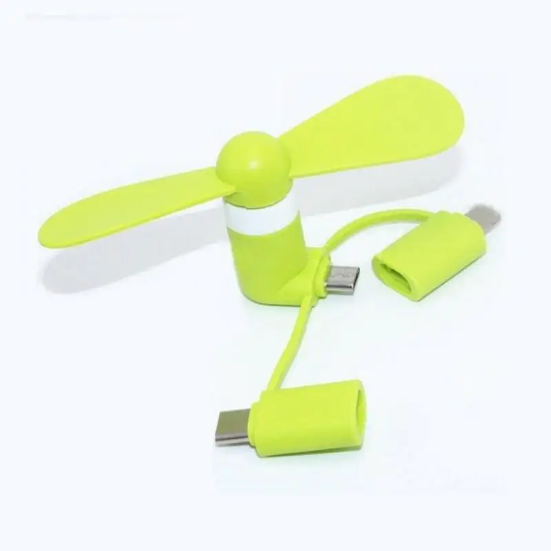 Охлаждающий вентилятор 3 в 1 для мобильного телефона Micro USB C iPhone Type | Компьютеры и