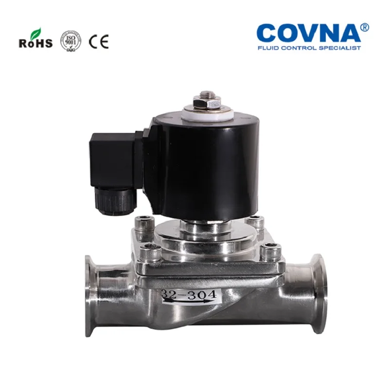 Санитарный электромагнитный клапан 1/2 дюйма 2 Вт SS304|solenoid valve|sanitary solenoid valve1/2 inch |