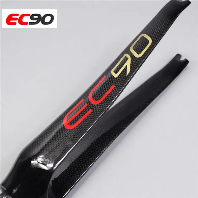 Вилка EC90 700C из углеродного волокна для дорожного велосипеда фиксированная