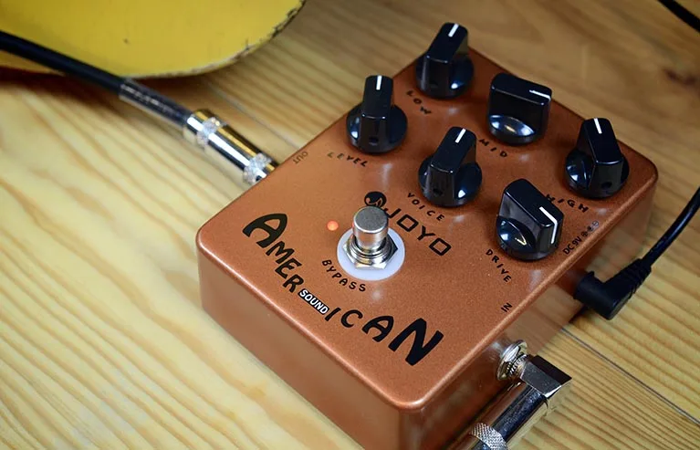 

Effect Pedal JF-14 American sound (Amplifier Simulator), Reproduces The Sound&Mooer Performs Great From Clean Driven/free cable