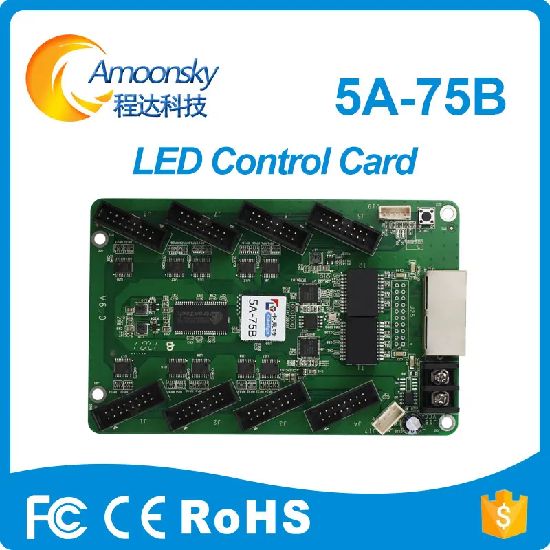 Colorlight receiving card 5A-75B receiver for synchronous full color led display screen video wall | Электроника