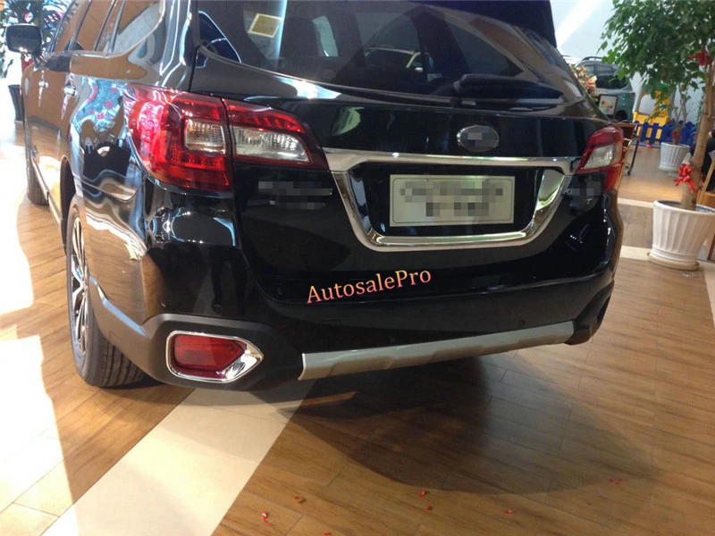 Задние противотуманные фары ABS Chrome рамка для бампера обшивка 2 шт. Subaru Outback 2015 2016