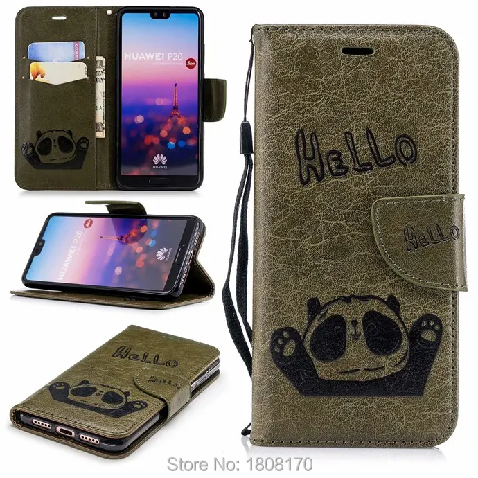 Кожаный чехол кошелек в стиле ретро для Huawei P20 Pro Honor 7A 7X Y9 Y7 Y5 2018 P Smart P9 Lite MINI Mate10 Mate20
