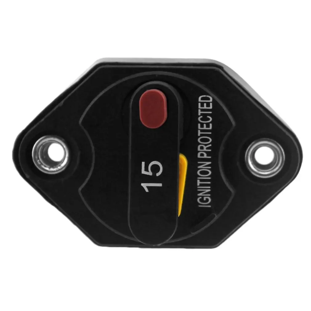 Mid-Range Circuit Breaker Waterproof Flush-Mount High Amp Switchable With Manual Reset Thermal 15A 20A 30A 40A | Автомобили и