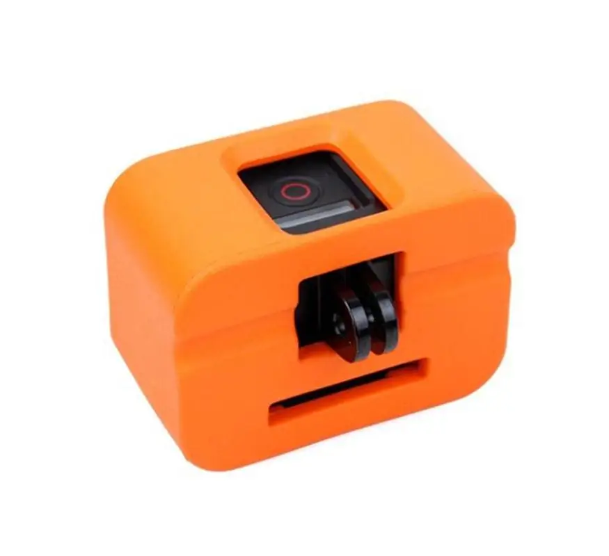 

7.5X5.5X4 CM Gopro Orange Protective Silicone case Soft buoy Cameras Accessories Durable Buoy For Gopro hero 4