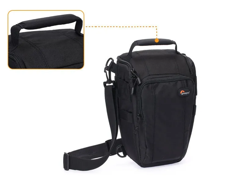 Lowepro Toploader Zoom 55 AW Цифровая зеркальная камера треугольная Наплечная Сумка дождевик портативный поясной чехол-кобура для Canon Nikon