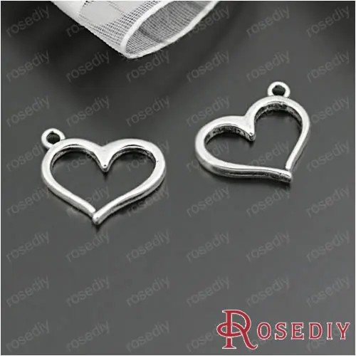 (28909-G)12PCS 14*16MM Alloy Antique Silver can open Heart Charms Pendants Diy Jewelry Findings Accessories Free Shipping | Украшения и