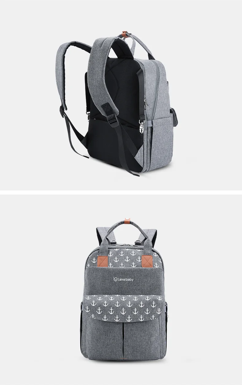 Lekebaby Baby сумка мумия organizador de fraldas мокрый мешок Рюкзак Mummy Maternity Сумка Многофункциональная пеленка сумка походный рюкзак для ноутбука большая емкость подгузник сумка для ребенка уход