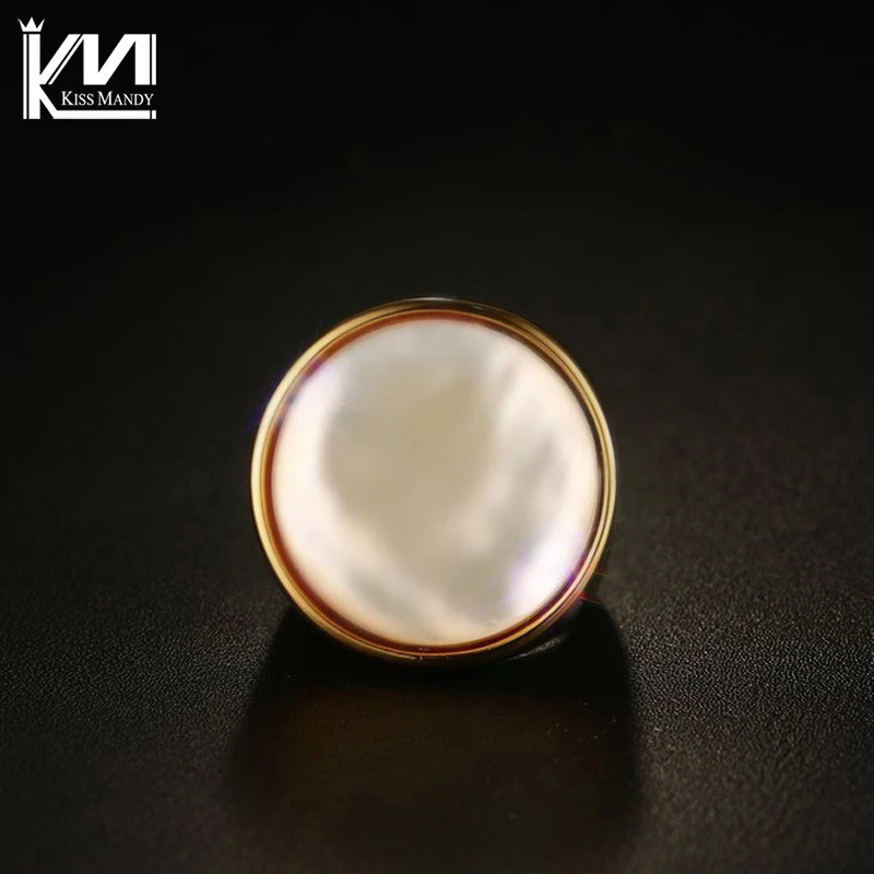 Поцелуй Мэнди Ювелирные Изделия Женщин Кольца Перста Нержавеющей Стали IP