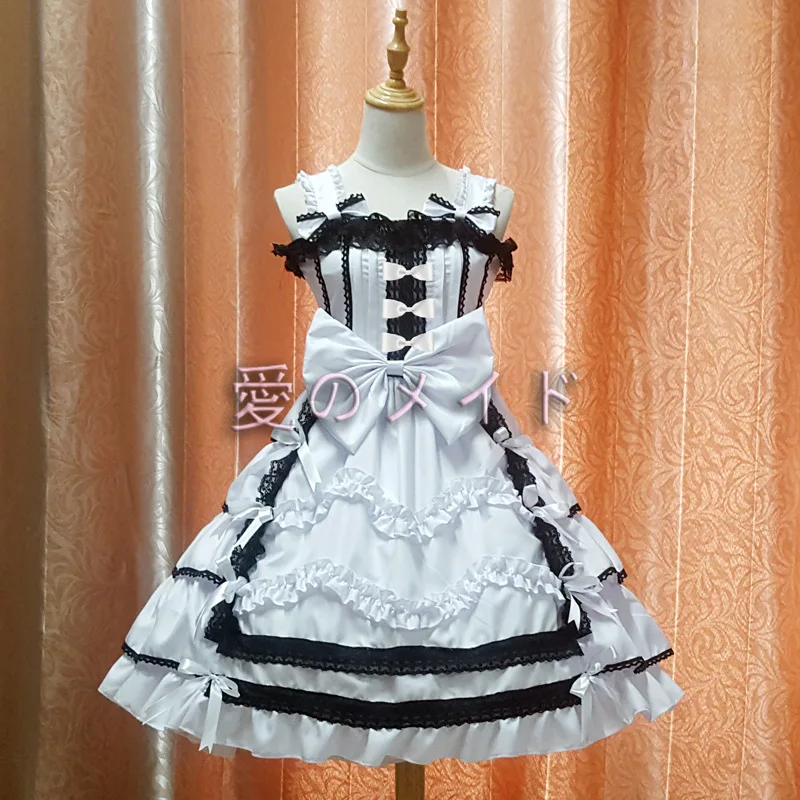 Женский костюм Нико Ядзава из аниме Love Live белое платье принцессы полноразмерное