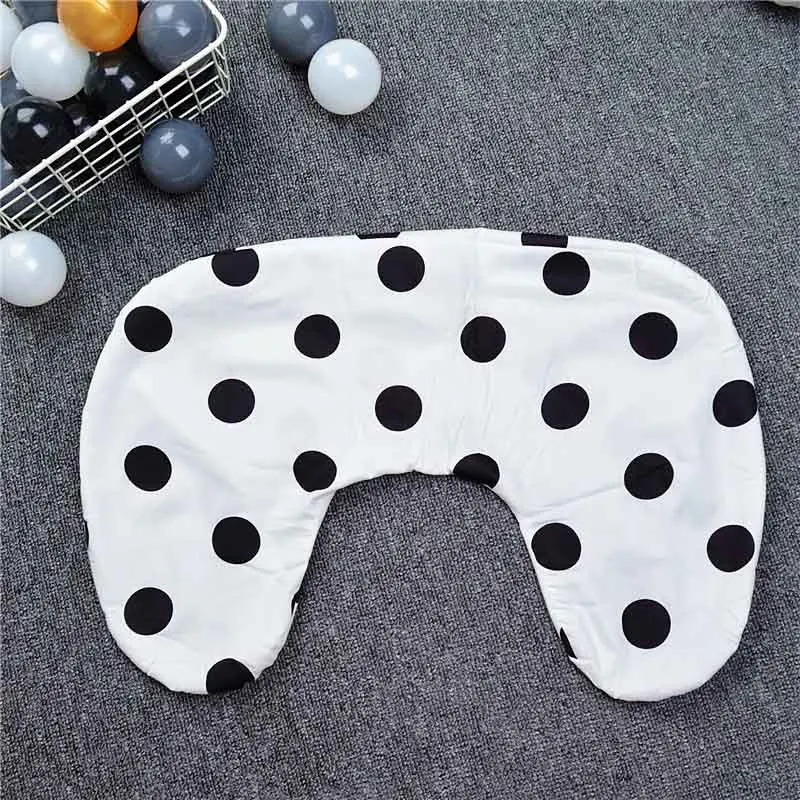 Dot Pillow Cover Детские подушки для кормления, подушка для грудного вскармливания, u-образная подушка из хлопка для новорожденных, Подушка для кормления, детская кровать - Цвет: Dot Pillow Cover