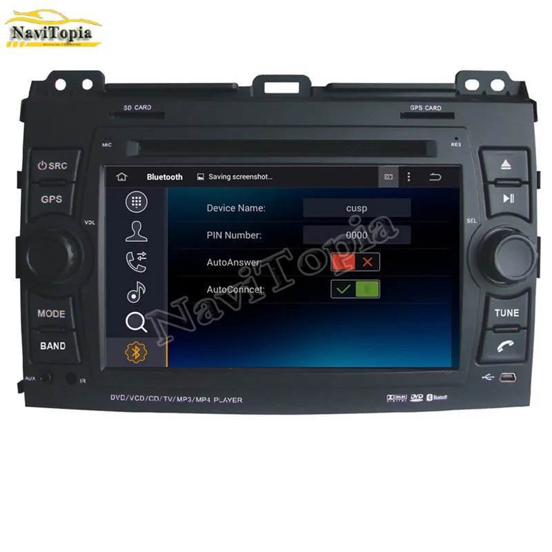 Ectwodvd 4G ram 32G rom Восьмиядерный Android 9 0 автомобильный DVD gps Радио для Toyota Prado 2002 2003 2004 2005