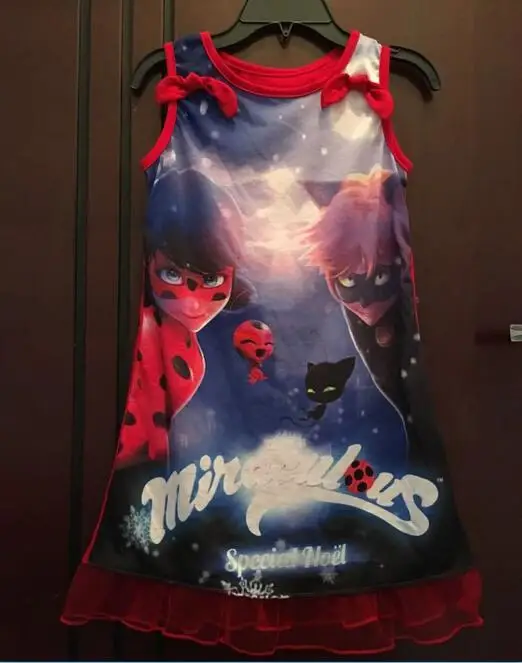 Girl's dress The new 2018 Popular ladybug dresses girls summer dresses. | Детская одежда и обувь