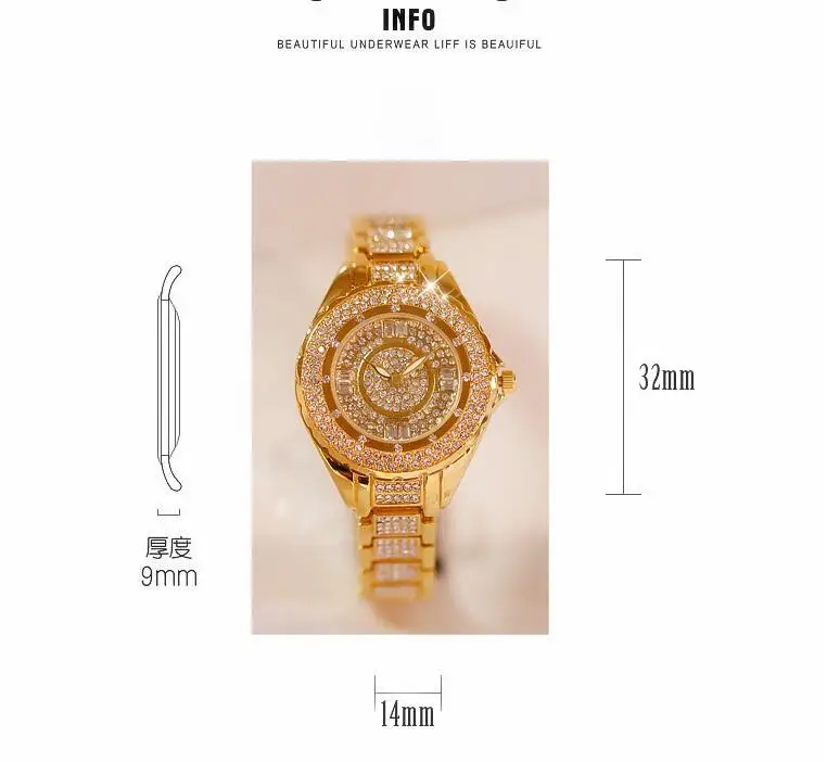 2019 Hot Sale Women Watch Lady Diamond Stone Dress Gold Silver Stainless Steel Rhinestone Wristwatch Female Crystal | Наручные часы