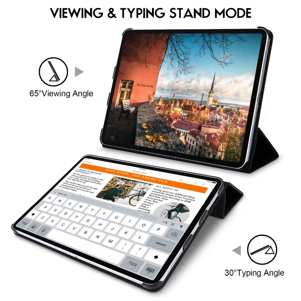 Для iPad Pro 11 чехол из Микрофибры Tablet чехол с карандашом слот принципиально Тонкий Smart Cover для iPad 11 дюймов чехол Магнитный ультра