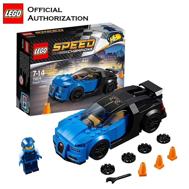 Строительные блоки лего Bugatti Chiron машинка для укладки 180 шт. игрушки детей
