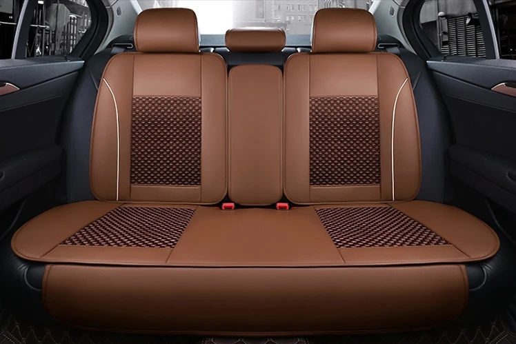 Новое прибытие! Four seasons автокресло чехлы для Lexus LX 570 5 мест 2016 2011 комфортно дышащая