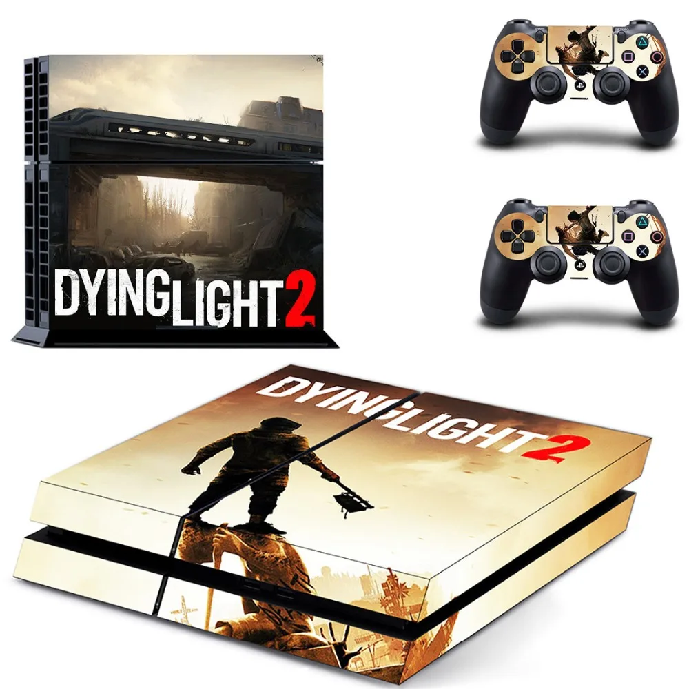 PS4 наклейки на контроллер play station 4 skin for Dying Light 2 дизайн виниловые для приставки