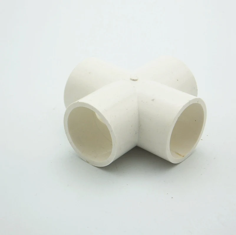 50mm ID PVC 4 Way Cross Tube Joint Pipe Fitting Coupler Water Connector For Garden Irrigation System Hobby DIY | Обустройство дома