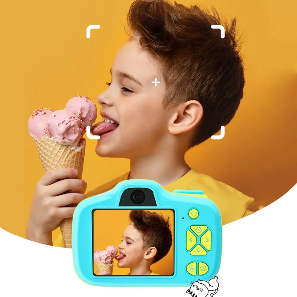 ECos дети мини цифровая фотокамера игрушки Обучающие фотографии подарки малыш