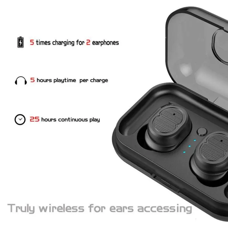 Модный внешний вид Bluetooth 5 0 спортивная водонепроницаемая беспроводная гарнитура