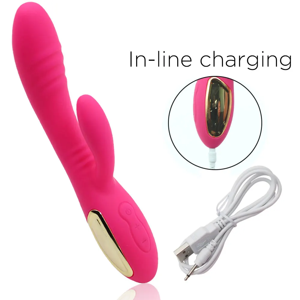 USB Экстра большой кролик вибратор секс-игрушка фаллоимитатор для женщин