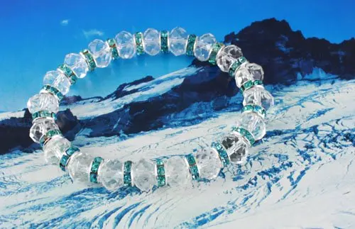 

18 шт. Синий Rhinestone Rondelle прозрачный кристалл браслет #20328