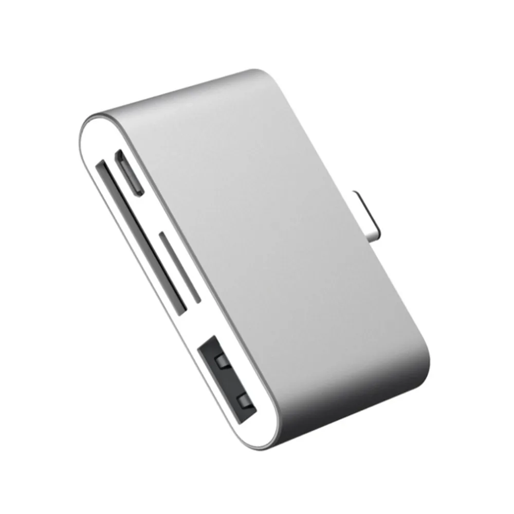 02 Качество USB адаптер Conveter мини кард-ридер 4 в 1 Тип C до USB 2,0 концентратор OTG 2 слота TF микро-sd карты для Apple MacBook XIAOMI - Цвет: 02