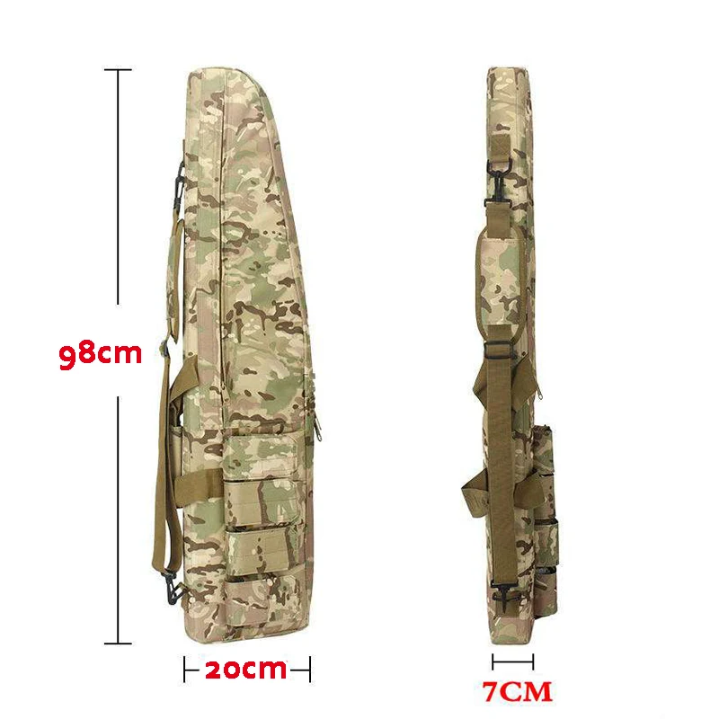 Outdoor Hunting Bag Tactical Rifle Gun Carry Backpacks About 98cm Airsoft Air Paintball Protection Bags With Cushion | Спорт и
