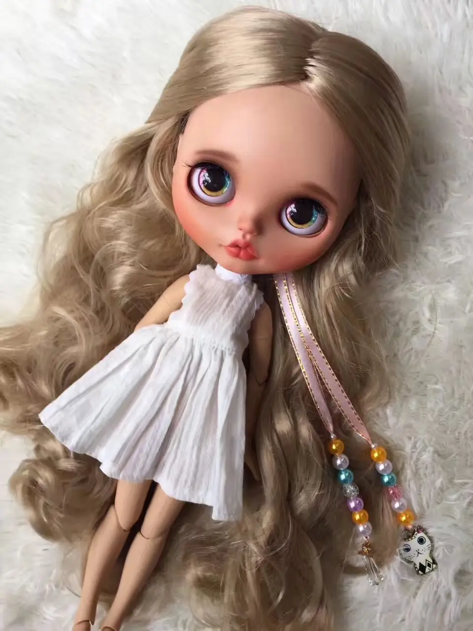 Индивидуальная кукла сделай сам телесная blyth для девочек телесного цвета милая 4