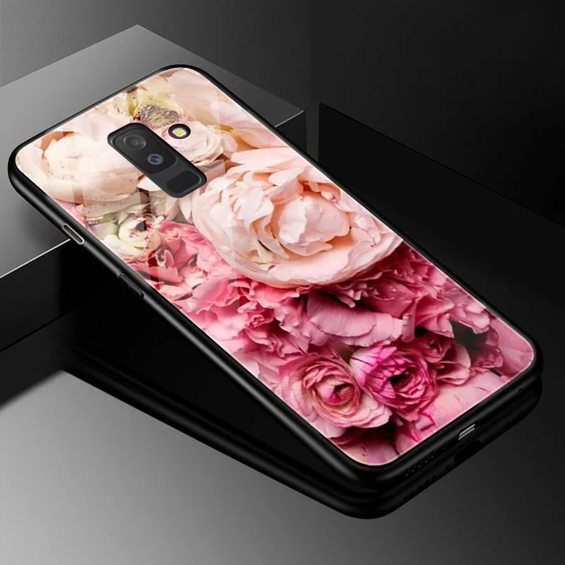 DIY фото настроить чехол для телефона Coque samsung Galaxy J2 PRO закаленное стекло крышка для samsung Galaxy J3 J4 J6 J7 J8