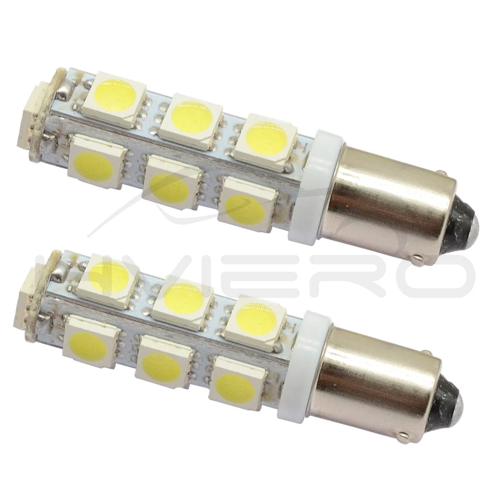 10X T11 Ba9s T4W 5050 13smd белый Авто Светодиодный Маркер лампа номерного знака светильник фестон купольная лампа дверная Лампа Dc 12v парковка Клин