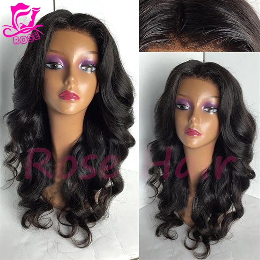 Полный Шнурок Человеческих Волос Парики Для Чернокожих Женщин Glueless Девственные