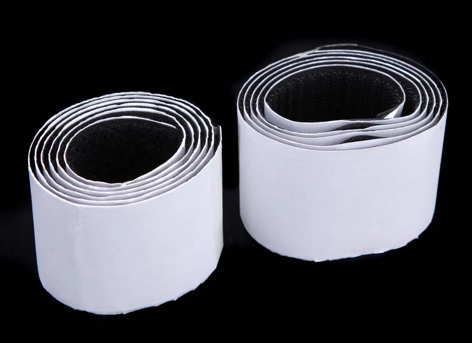 black / white Width 5cm long 1m Self Adhesive Stick buckle belt and Hook Loop adhesive magic such as nylon tape sewing supplies | Дом и сад