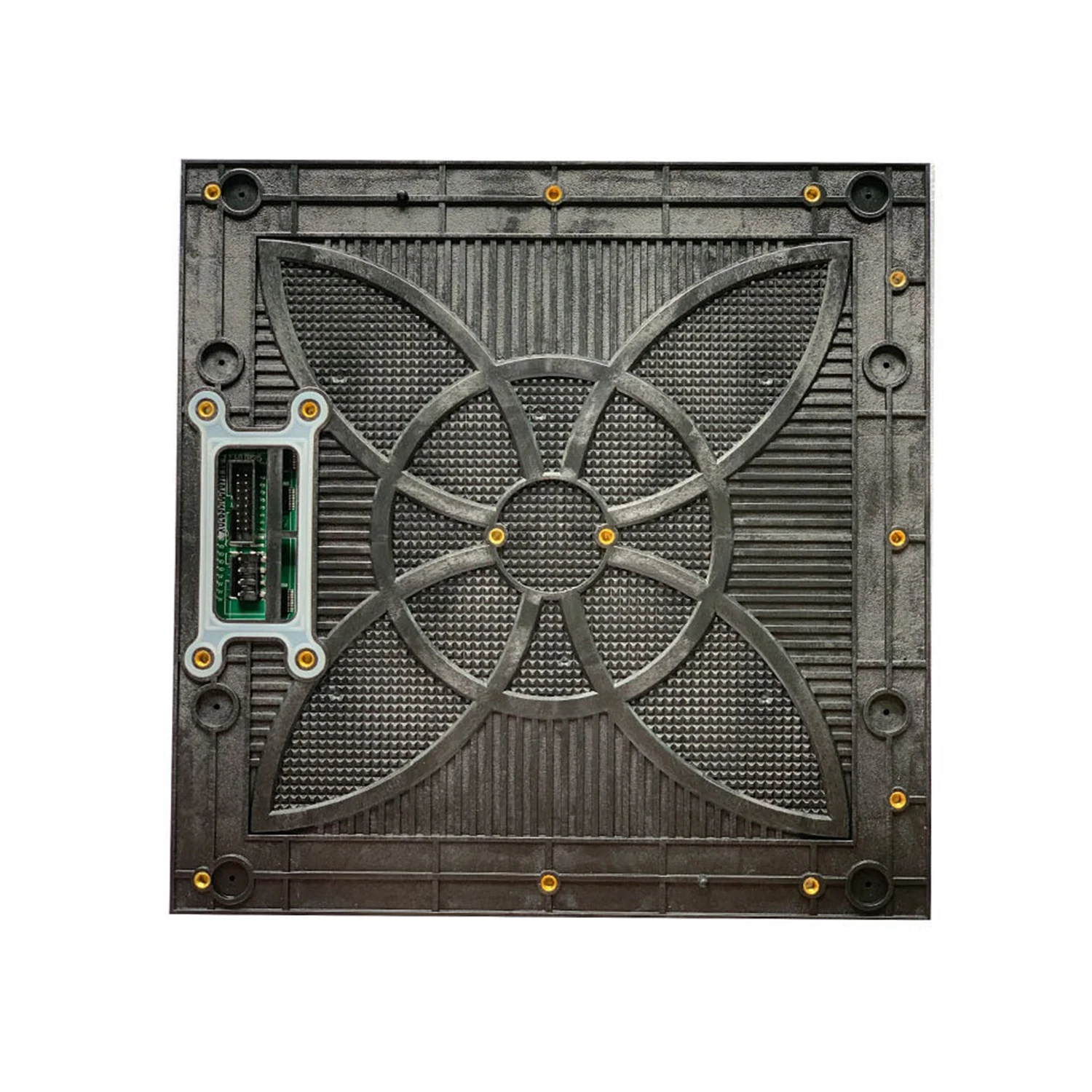 AliExpress Открытый Светодиодный модуль экрана дисплея p4.8 p4.81 rgb светодиодный модуль 25 см x 25 см 52x52 точек для арендного шкафа