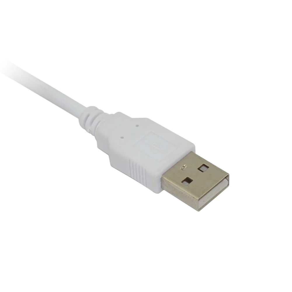 100 шт. 3 м 100% новый высококачественный белый USB кабель для зарядки и передачи