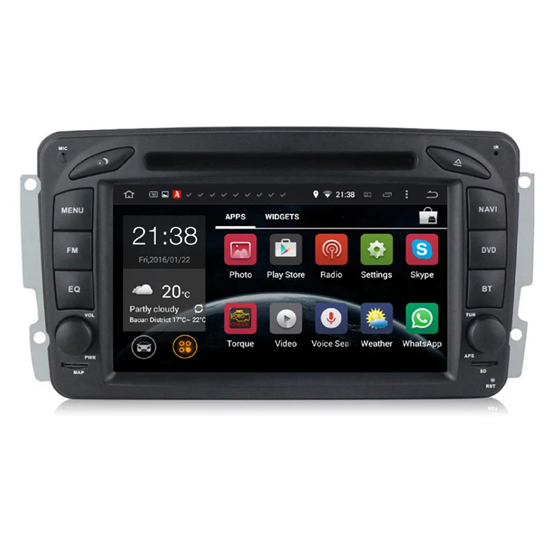2G + 16G четырехъядерный HD 2 DIN Android 6 0 Автомобильный DVD GPS навигатор для Mercedes Benz Viano Vito