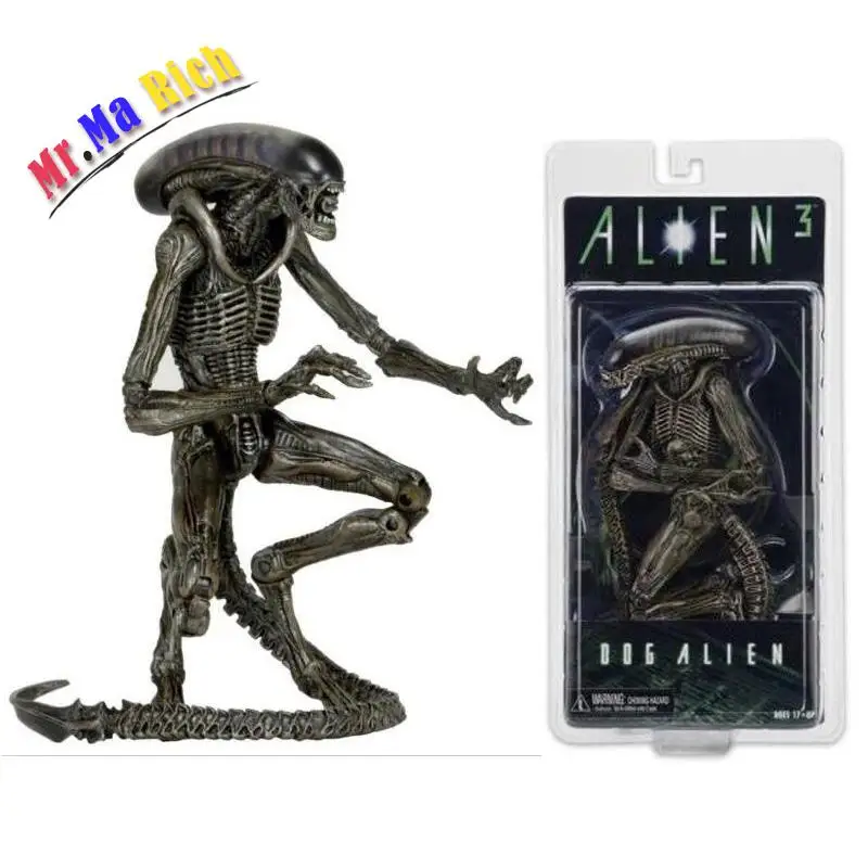 В Scatola Alien 3 трость Azione ПВХ фигурка Da Collezione модель игрушки 18 см Spedizione Gratuita|model toy|toy