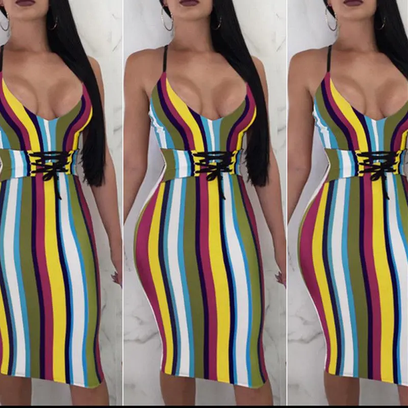 Женское платье 2018 Для женщин бинты Bodycon рукавов Вечеринка клуб короткое