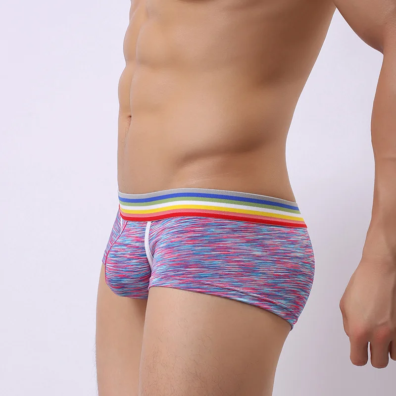 10PCS-WHOLESALE-Fashion sexy men's underwear wide waist belt low waist male boxers