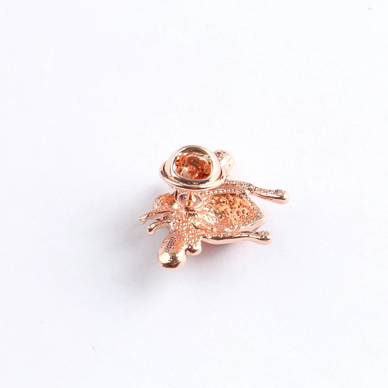 Enamel Bee Brooches Unisex Insect Brooch Crystal Rhinestone Honeybee Pin for Women Men Cute Small Badges Jewelry Collar Pins | Украшения и