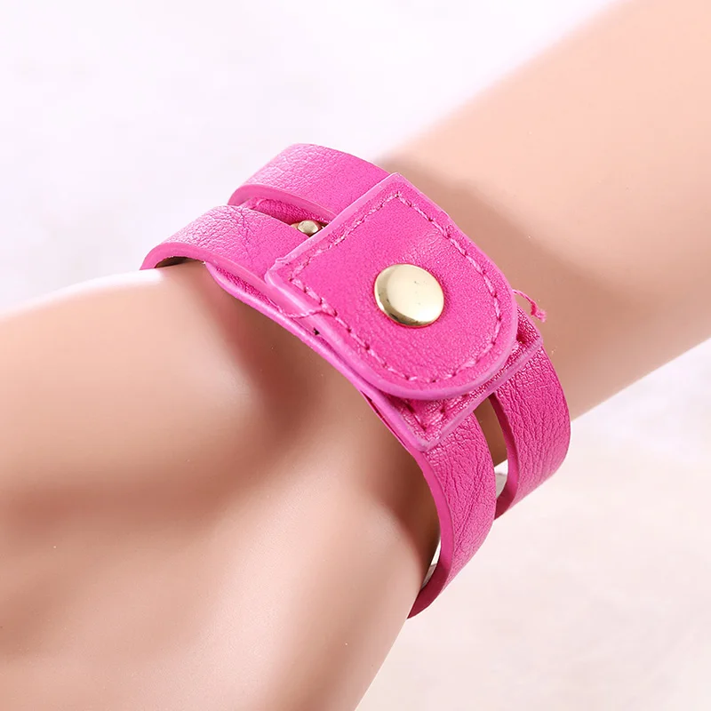 

2019 New Listing Fashion Women Crystal Rhinestone Watch Leather Bracelet Watch Fashion Women Quartz Watch Luxury Accessories