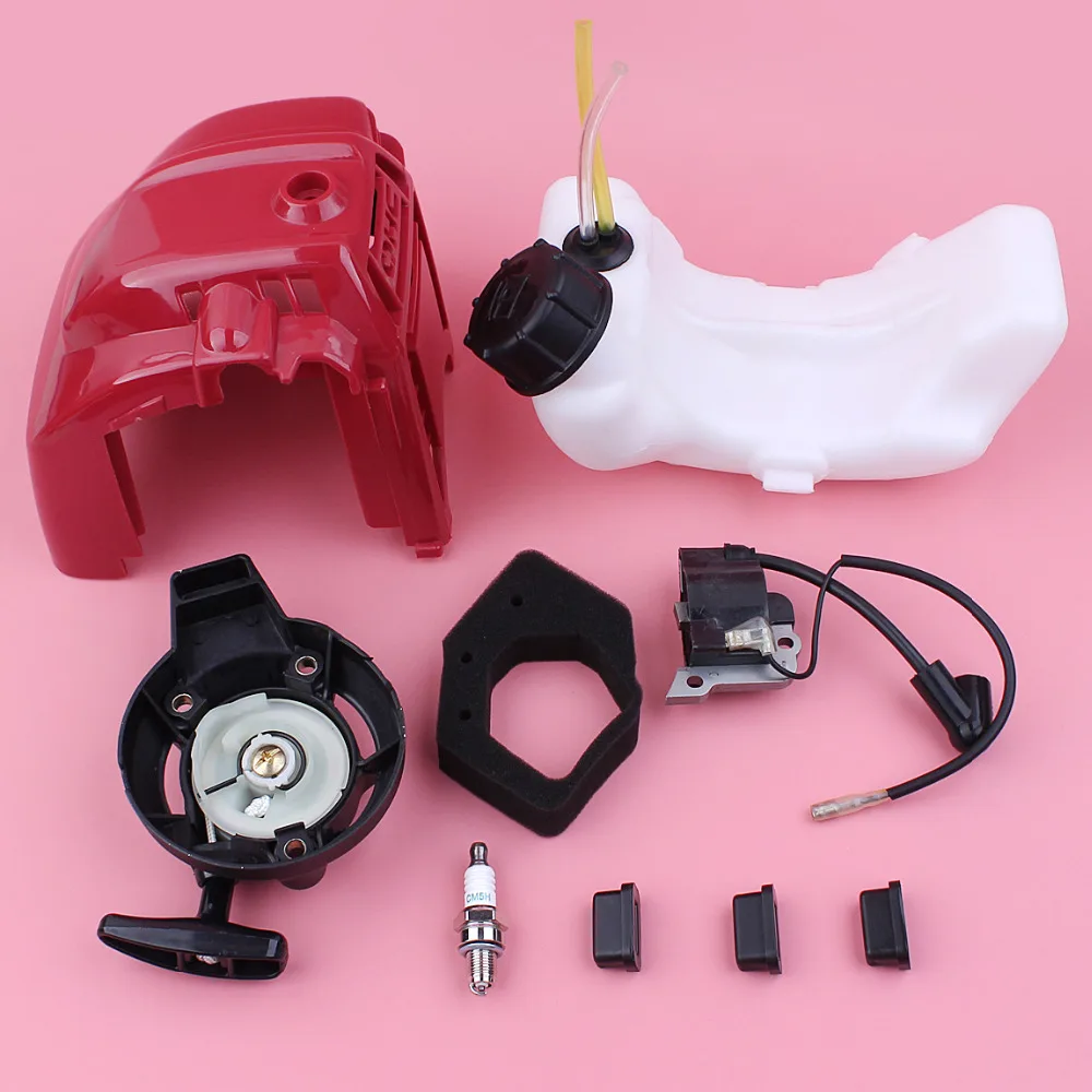 

Top Cylinder Engine Cover Shroud Recoil Starter For Honda GX25 GX 25 Small Engine Ignition Coil Fuel Tank Mounting Air Filter