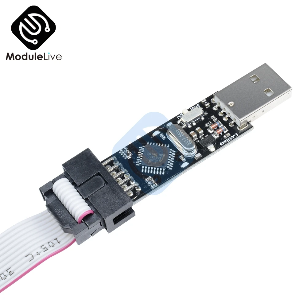 USBasp USBISP 3,3 В/5 В AVR программист USB ATMEGA8 ATMEGA128 микроконтроллер EEPROM поддержка AVRDude 10 pin ISP интерфейс