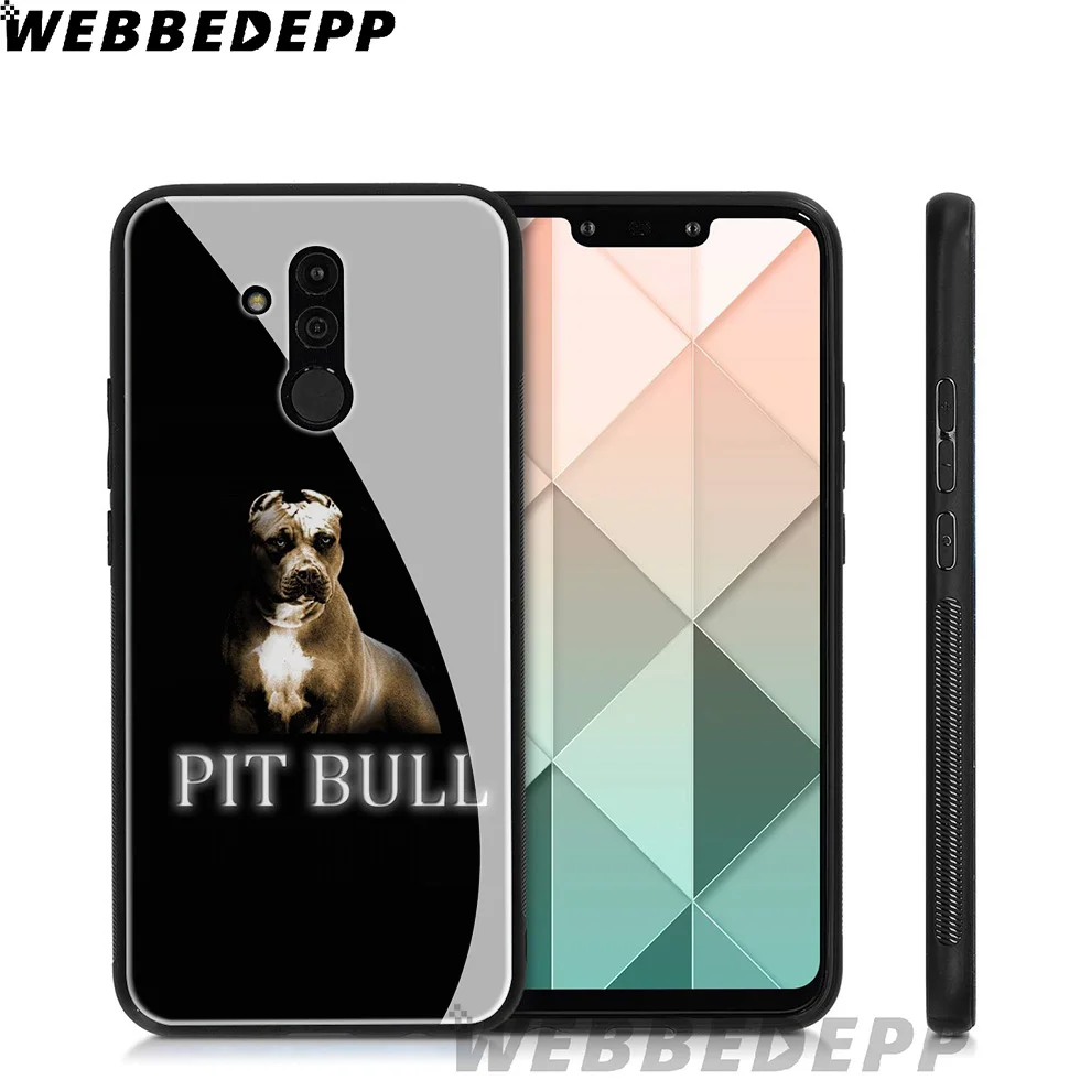 Чехол из закаленного стекла Pit Bull для Huawei Mate 20 P20 P10 P Smart 2019 2018 &amp Honor 10 9 8X 7A Lite Pro |