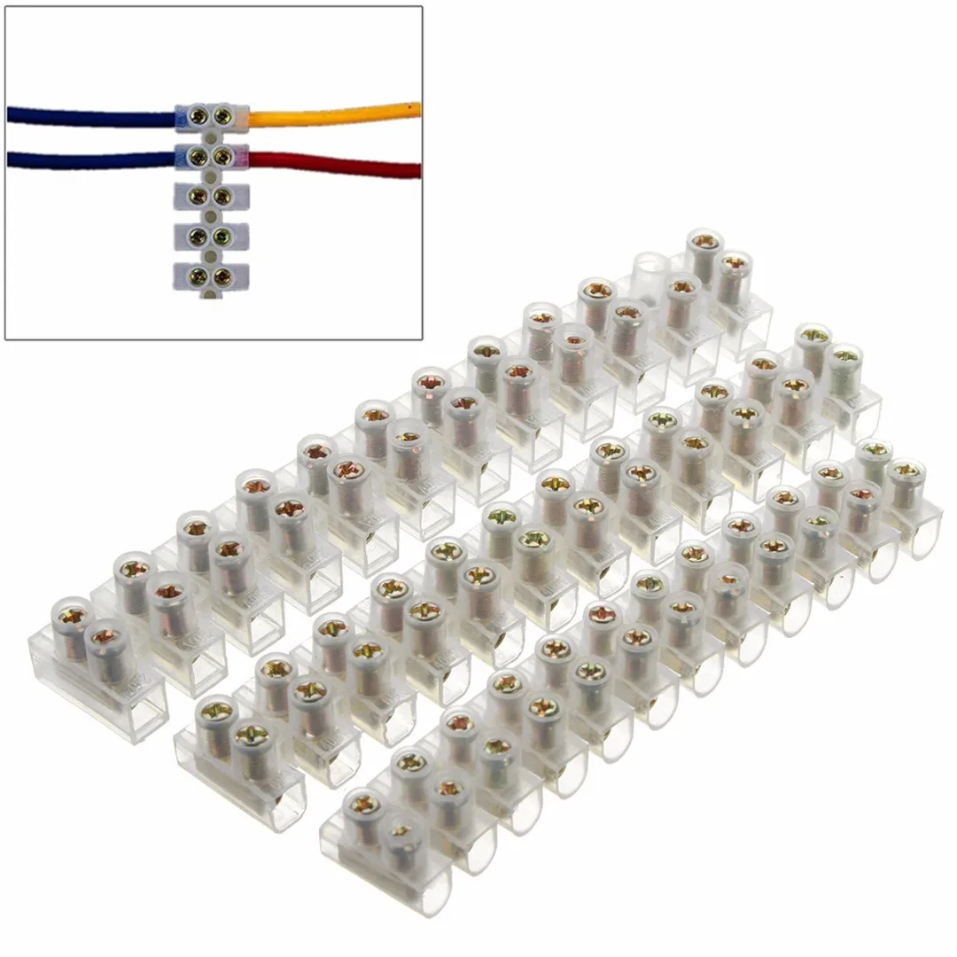 3 шт. 3A 5A 10Amp 12 способ барьер клеммный блок провода разъем полосы для электропроводки автомобилей мотоциклов скутеры Mayitr