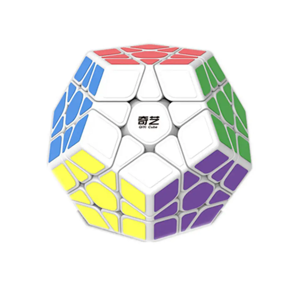 Qiyi кубик рубика Qiheng 3x3 магический куб-мегаминкс 3 слоя Megamind скоростной куб